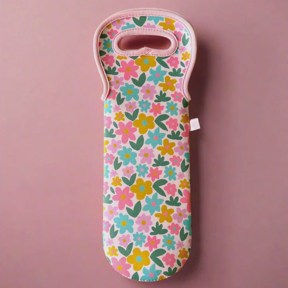Floral Insulated Wine Bottle Holder